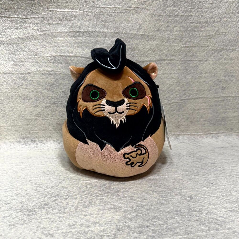 Disney Lion King Squishmallows Original Disney 8 Inch Scar Plush Toy NEW